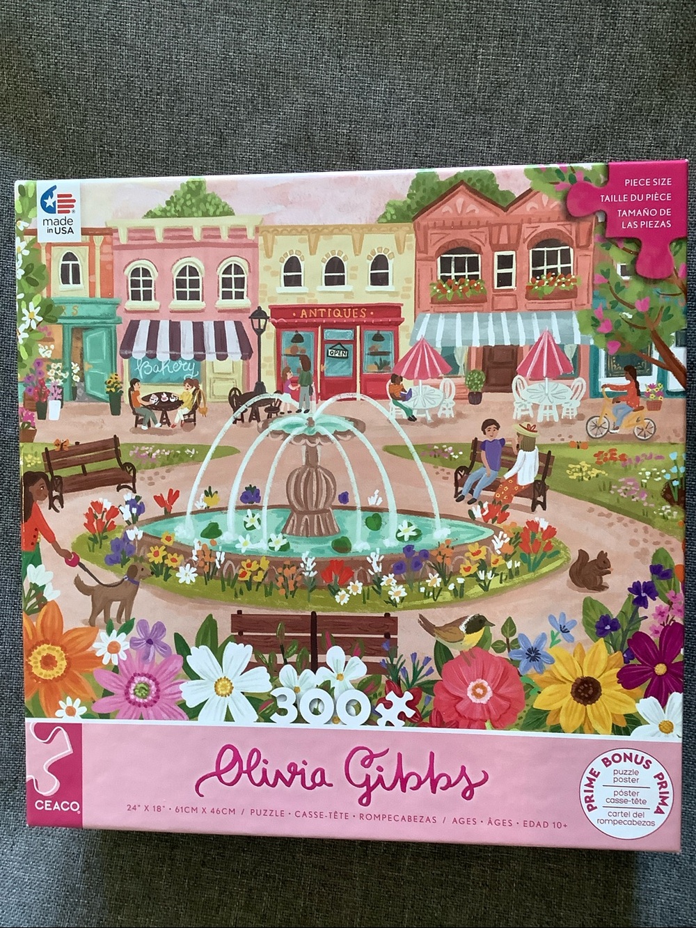 Ceaco ‘Town Park’ by Olivia Gibbs 300-Piece Jigsaw Puzzle